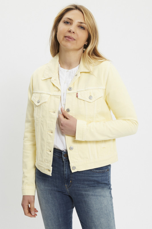 Veste Original Trucker jaune femme