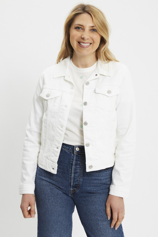 Veste Original Trucker blanche femme