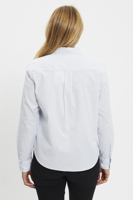 Chemise blanche classique coupe régulière