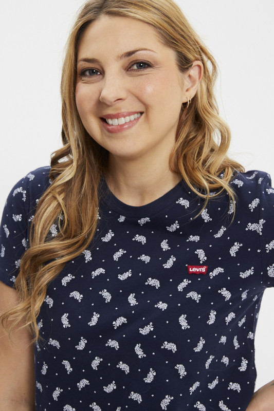 T-shirt Perfect fantaisie bleu marine levi's
