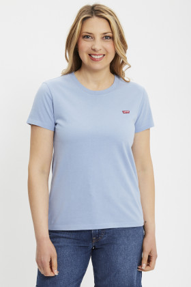 T-shirt Perfect bleu en coton femme