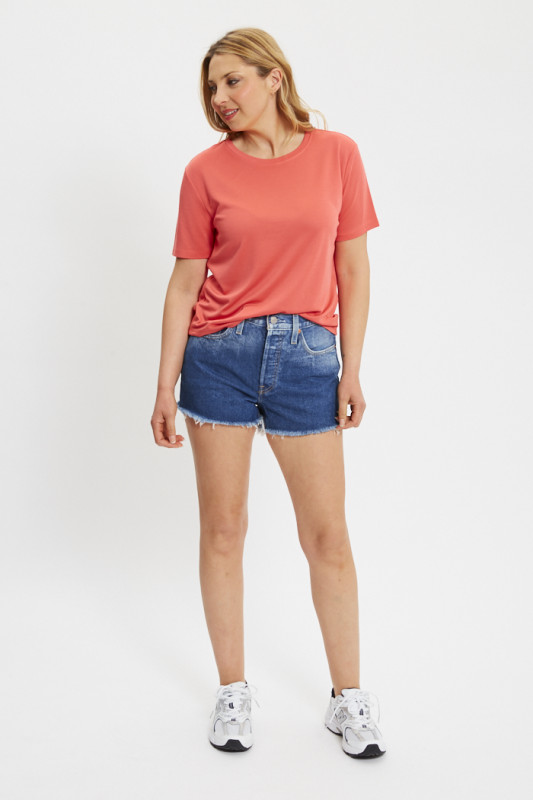 Short 501 original short tahitian blue femme levi's