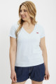 T-shirt Perfect col V bleu ciel