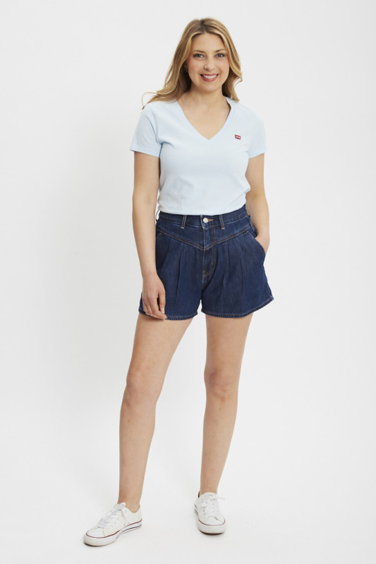 T-shirt Perfect col V bleu ciel levi's