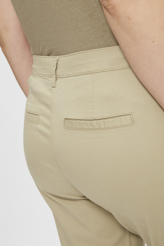Pantalon chicago chino beige coton mélangé