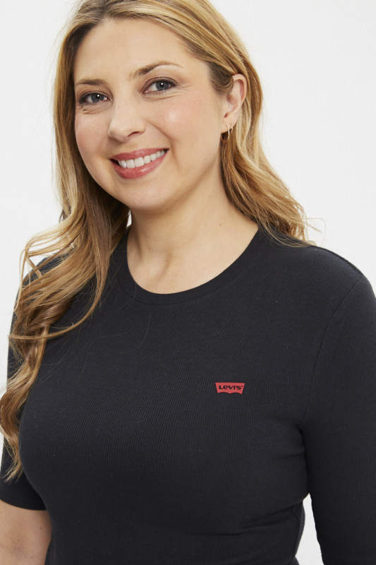 T-shirt Luca slim noir femme Levi's