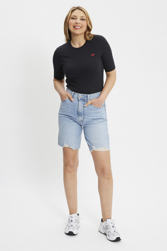 T-shirt Luca slim noir femme Levi's