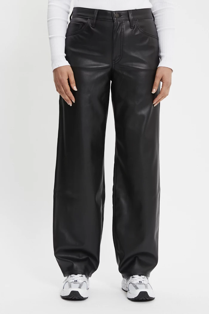 Jeans Baggy Dad simili cuir femme Levi's Destock Jeans