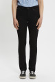 Jeans 712 slim poches passepoilées noir