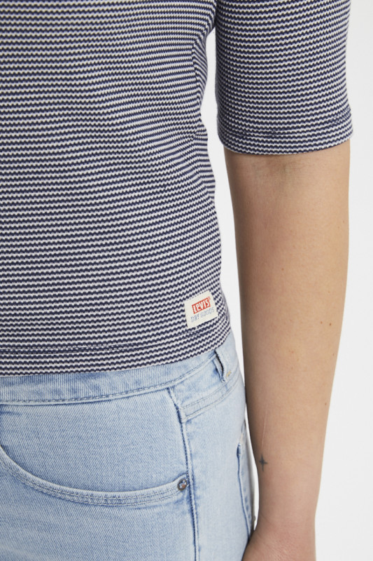 T-shirt Dry Goods maille gaufrée à rayures levi's