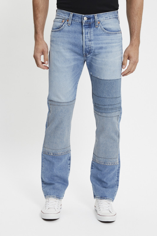 Jeans 501 Original med indigo 100% coton homme