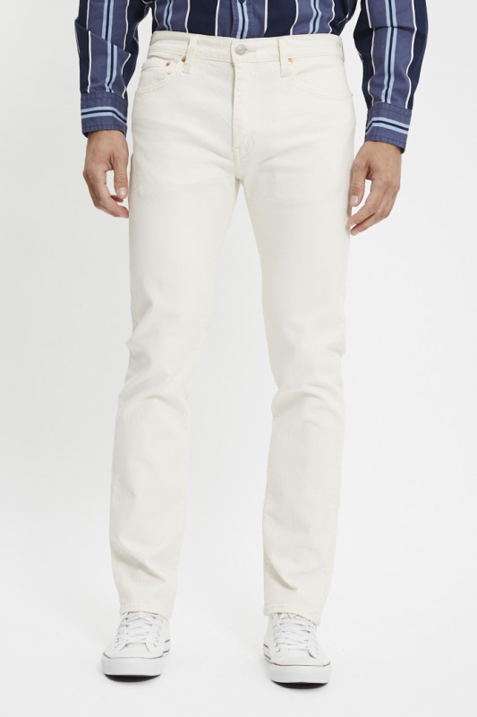 Jeans 511 slim denim blanc homme