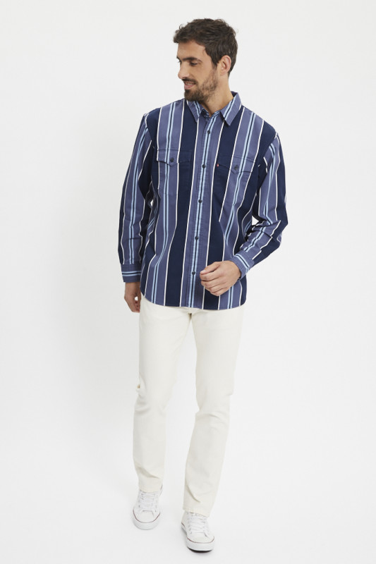 Jeans 511 slim denim blanc levi's