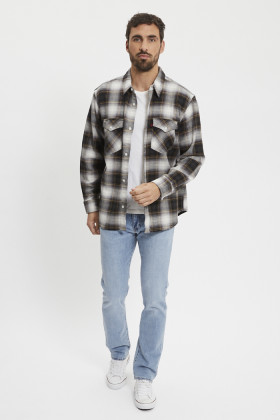 Chemise western warwick plaid à carreaux
