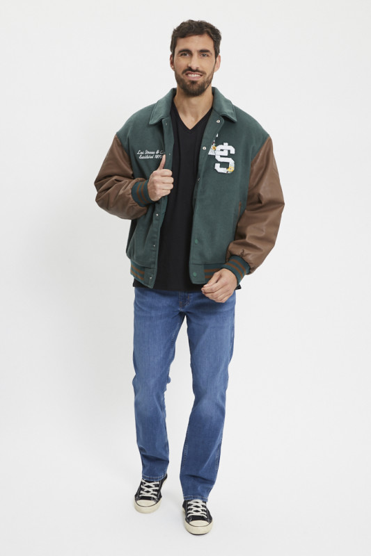 Veste Rowan verte marron levi's