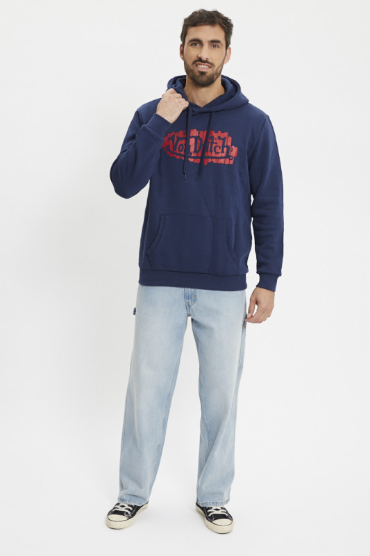 Sweat à capuche bleu marine von dutch