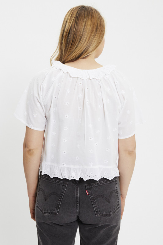 Blouse Lyka blanche