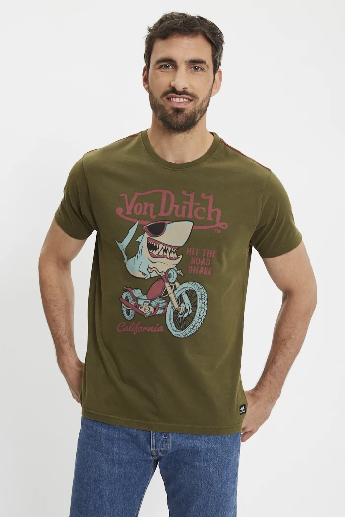 Veste moto Von Dutch Fight Technique Kaki cherche Propriétaire