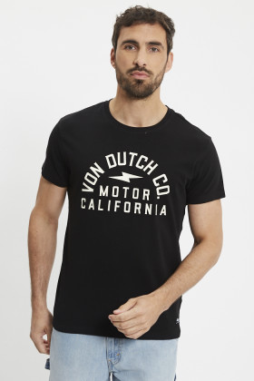 T-shirt Aki noir stretch homme