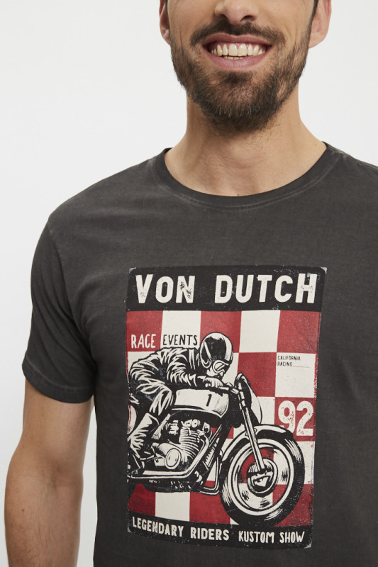 T-shirt print affiche Event Black Von Dutch