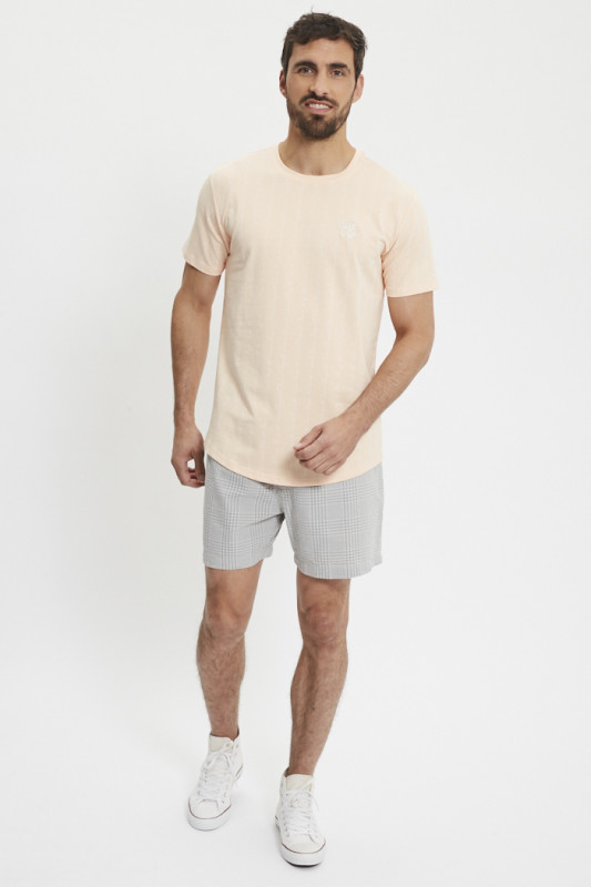 T-shirt rose imprimé Ink Drip homme Project X Paris