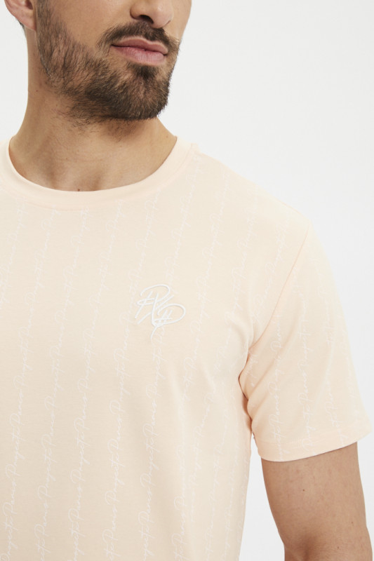 T-shirt rose imprimé Ink Drip Project X Paris