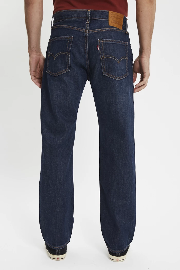 Jeans 555 relaxed straight dark indigo homme Levi's | Destock Jeans