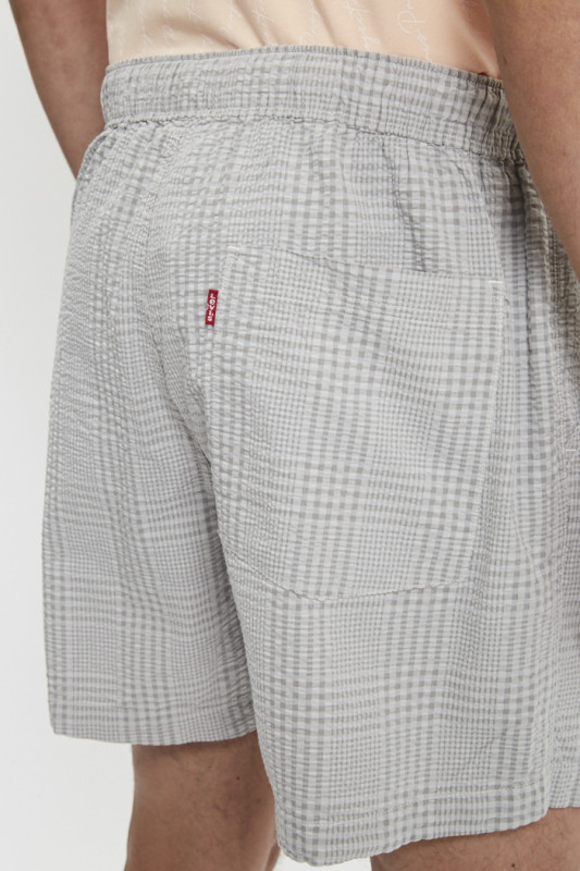 Short XX chino Easy gris à carreaux homme Levi's
