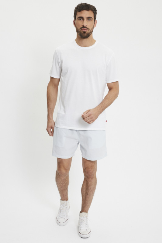 Short XX chino Easy bleu à rayures levi's