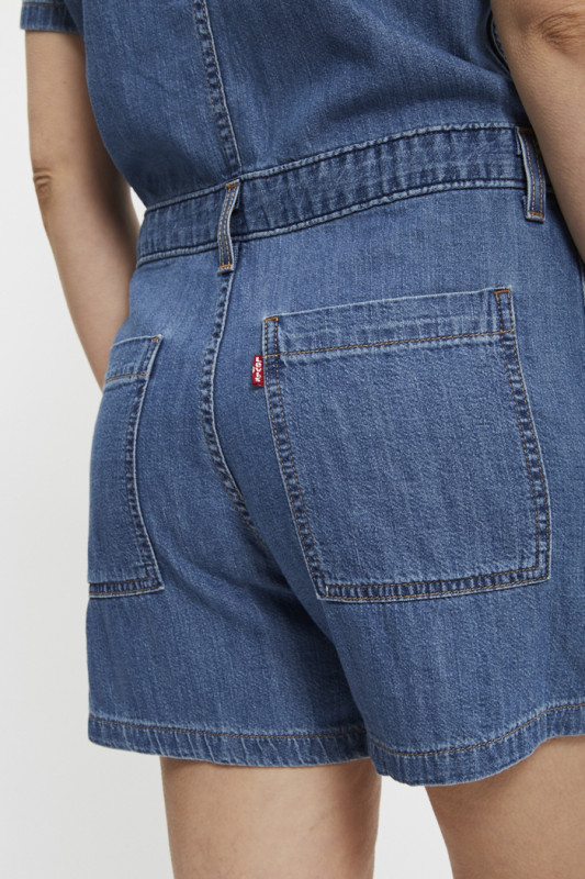 Combi-short Heritage en jeans femme Levi's