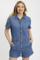 Combi-short Heritage en jeans