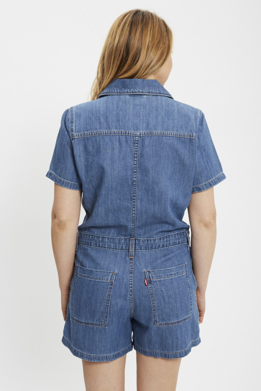 Combi-short Heritage en jeans