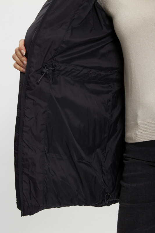 Doudoune mi-longue Westerne Bubble noire femme Levi's coupe standard*