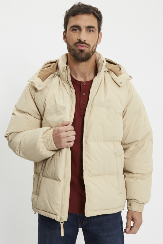 Doudoune courte Rockridge beige homme