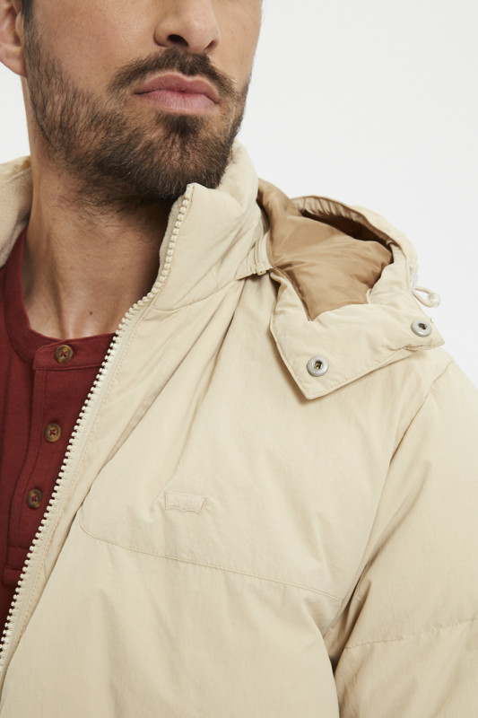 Doudoune courte Rockridge beige homme Levi's