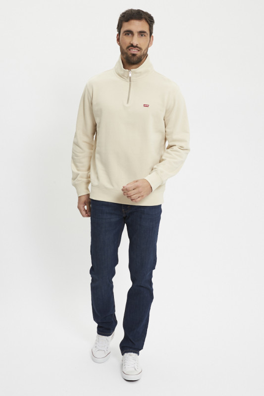 Sweat Original Housemark col camionneur beige homme Levi's