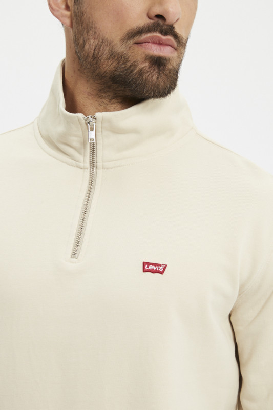 Sweat Original Housemark col camionneur beige Levi's