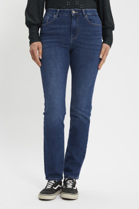 Jeans Louie slim bleu denim femme