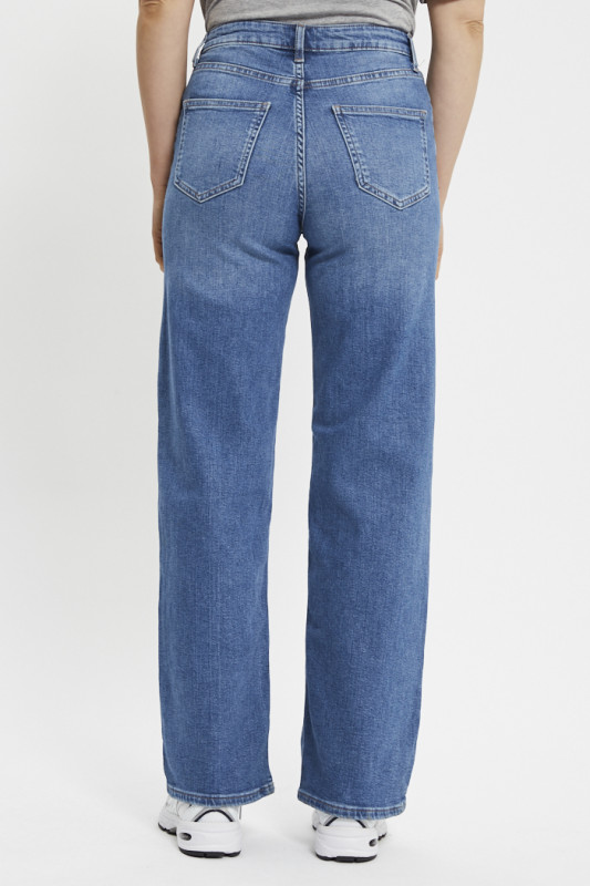 Jeans Jules jambes larges bleu denim