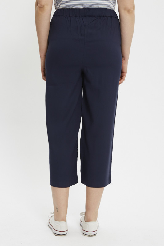 Pantalon court Selina bleu marine