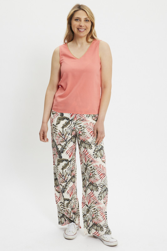 Pantalon Selina imprimé fleurs femme