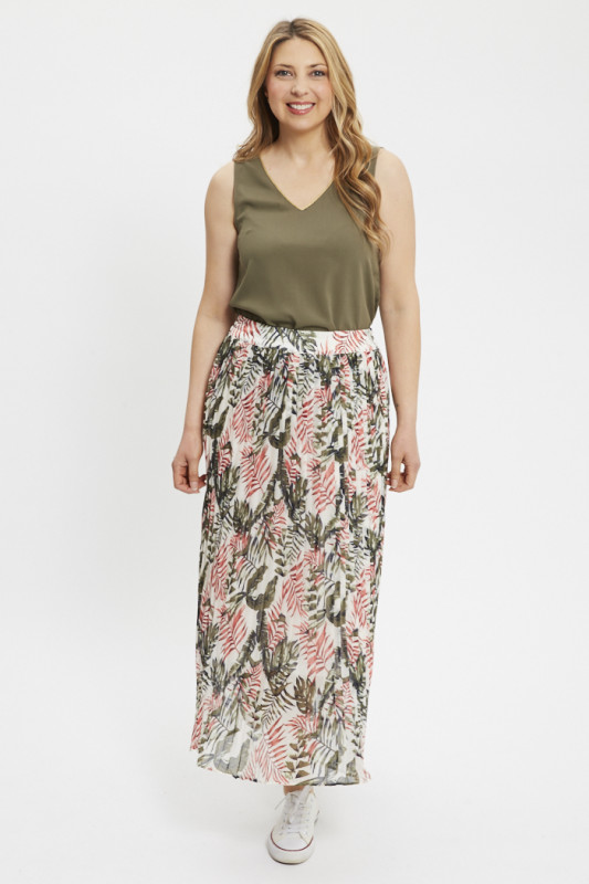 Top Selina sans manches kaki Only