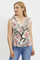 Top sans manches Selina imprimé fleurs
