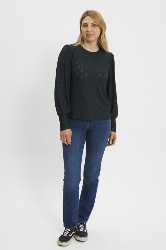 top Cathinka vert foncé JDY