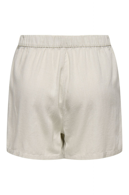 Short Caya beige lin mélangé femme jdy 