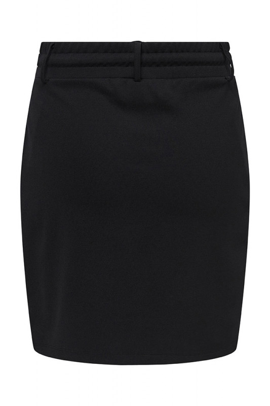 Jupe courte Pretty noire femme JDY a cordon