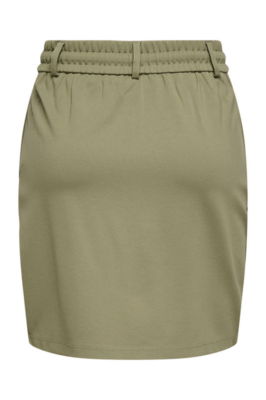 Jupe courte Pretty kaki JDY a cordon