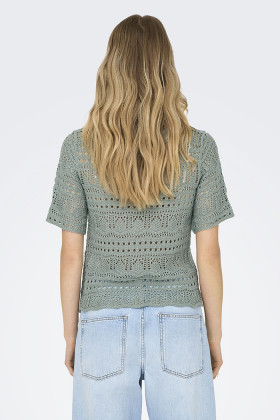 Pull Sun Lay en maille vert