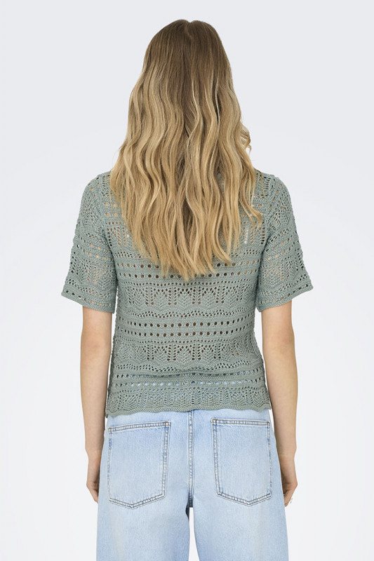 Pull Sun Lay en maille vert