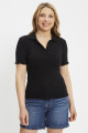 Polo Lori col V noir
